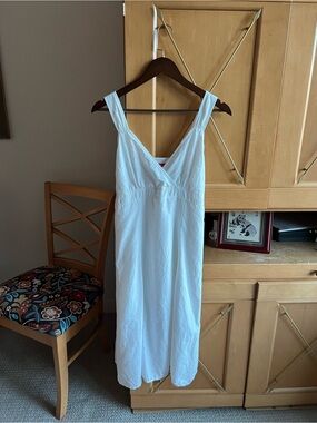 s.Oliver white linen cotton dress